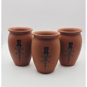 Terra Cotta Espolon Tequila Cups Set of Three